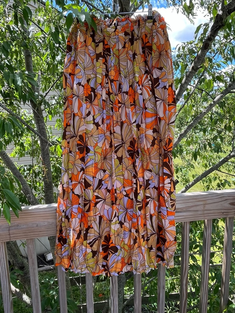 Vintage 70’s hand made maxi skirt